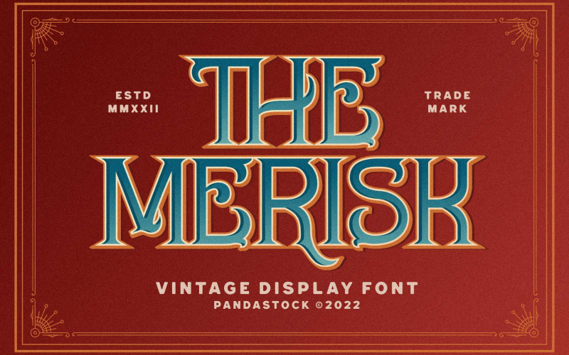 Fuente vintage moderna Merisk