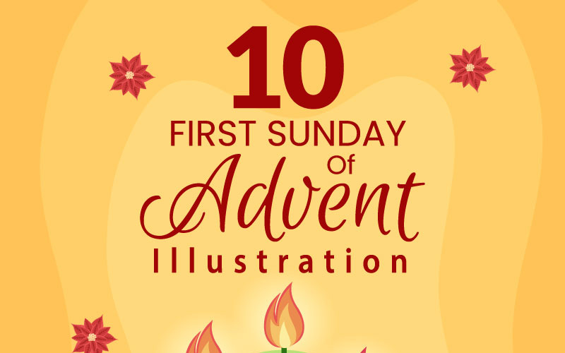 10 Pierwsza Niedziela Adwentu Ilustracja