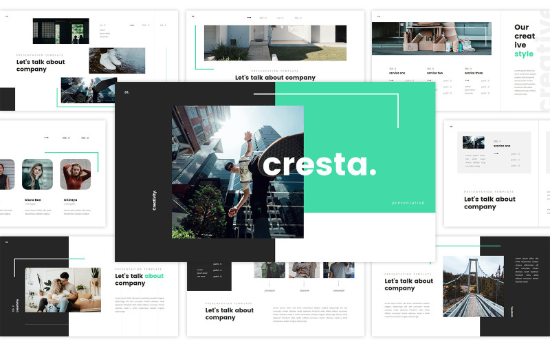 Cresta – 创意谷歌幻灯片