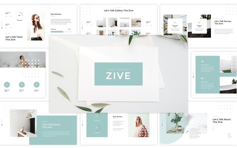 Zive – 简单而简约的主题演讲