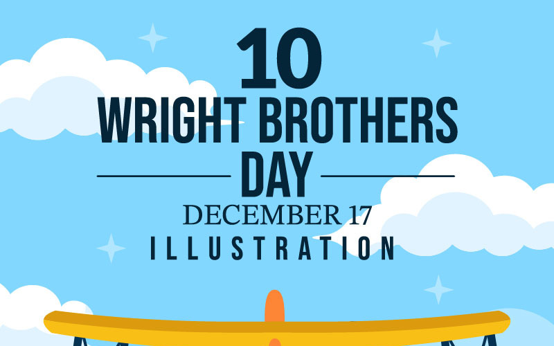 10 Illustration de la journée des frères Wright
