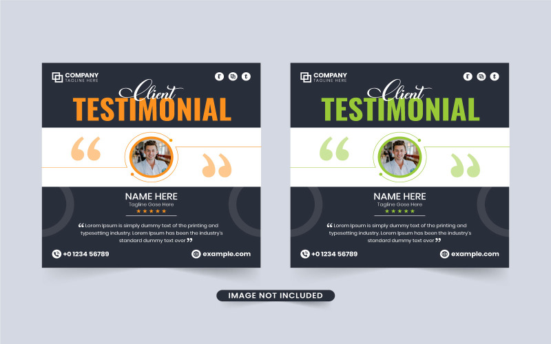 Diseño de testimonios y comentarios del sitio web