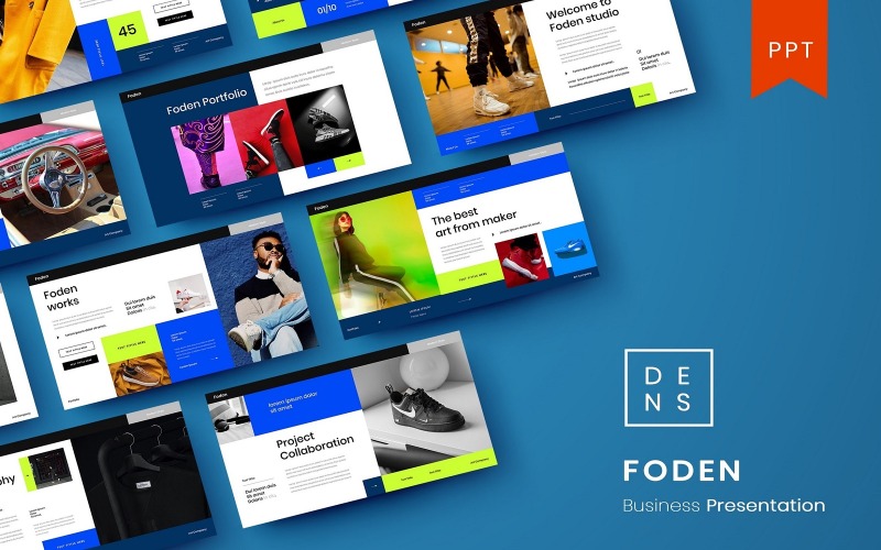 Foden – Modelo de PowerPoint de Negócios