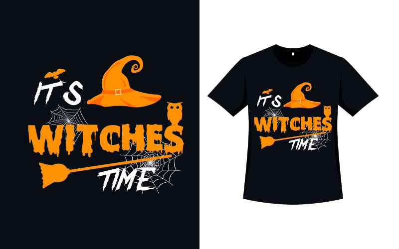 Halloween Vintage Spooky T-shirt Design