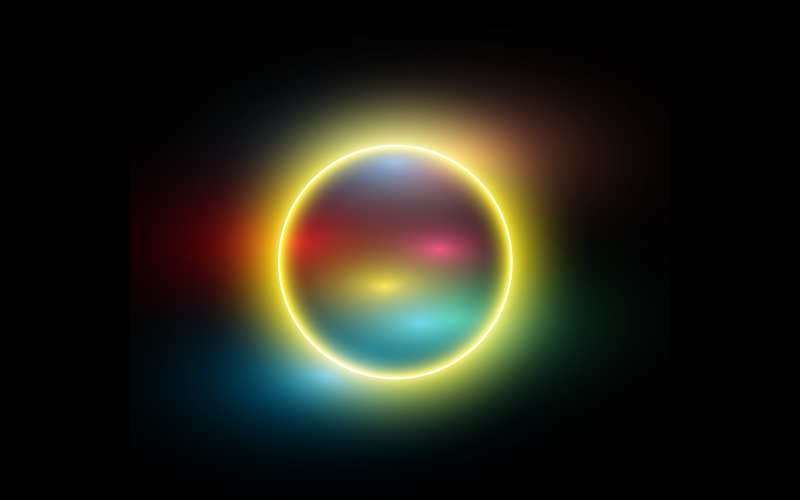 多彩的宇宙插图矢量