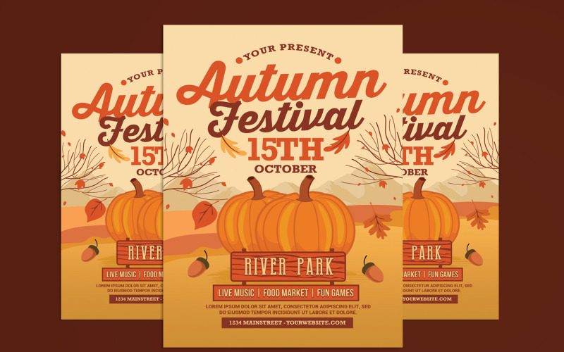 Dépliant du festival d'automne d'automne
