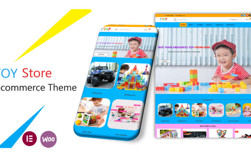 I Toy - Багатоцільовий магазин іграшок - WordPress WooCommerce