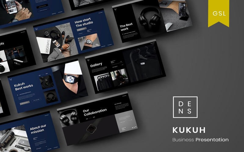 Kukuh - Modello di diapositiva di Google aziendale