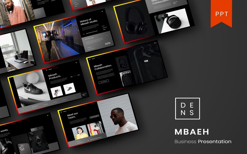 Mbaeh – Modelo de PowerPoint de Negócios