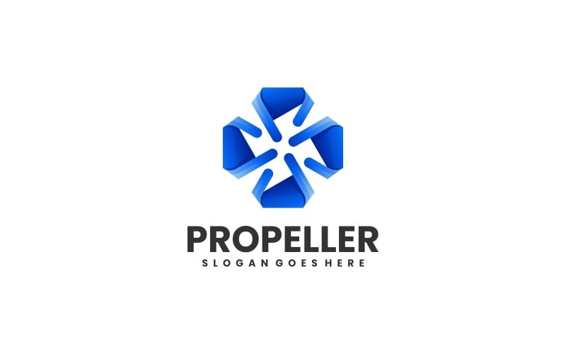 Propeller Gradiënt Logo 1