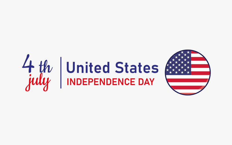 День незалежності Сполучених Штатів Америки вектор