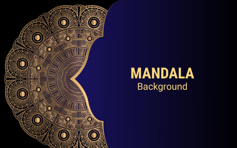 Dekoracyjna mandala. Mandala do druku, plakatu, okładki, broszury, ulotki, banera