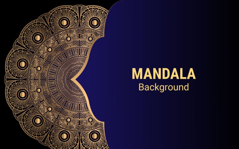 Mándala decorativa. Mandala para impresión, afiche, portada, folleto, volante, pancarta