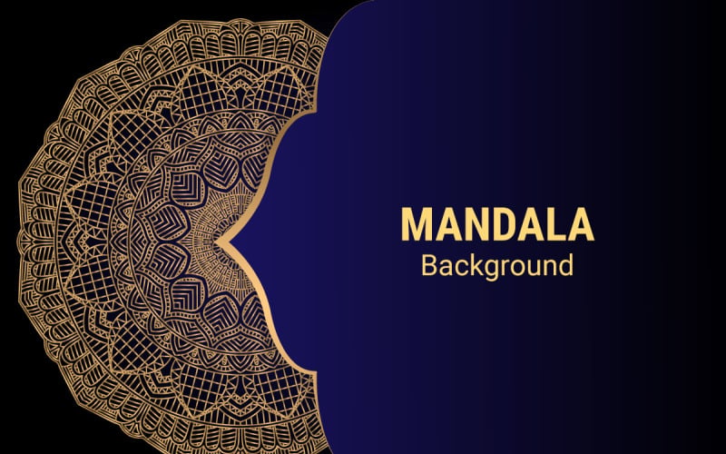 Mandala islamisk stil Lyxigt arabeskmönster. Ramadan stil dekorativ mandala bakgrund