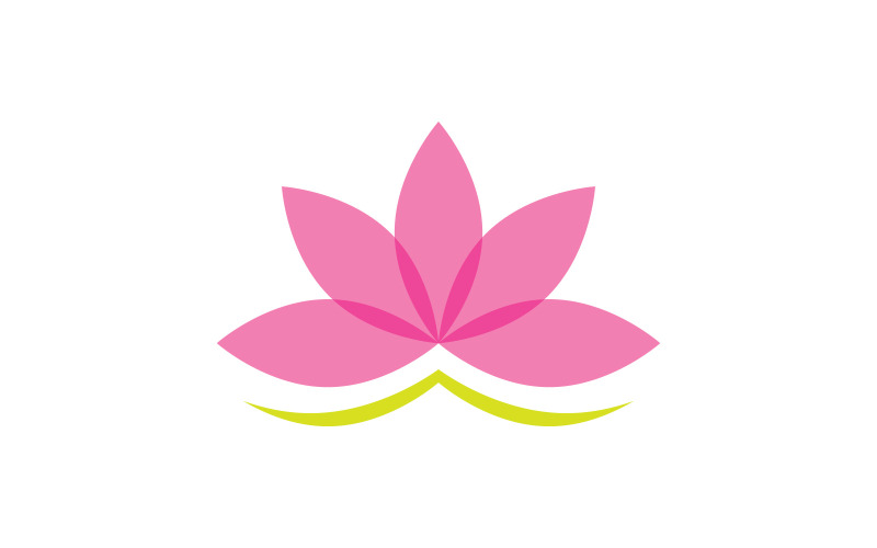 Modèle de logo beauté Lotus Flower. Illustration vectorielle. V1