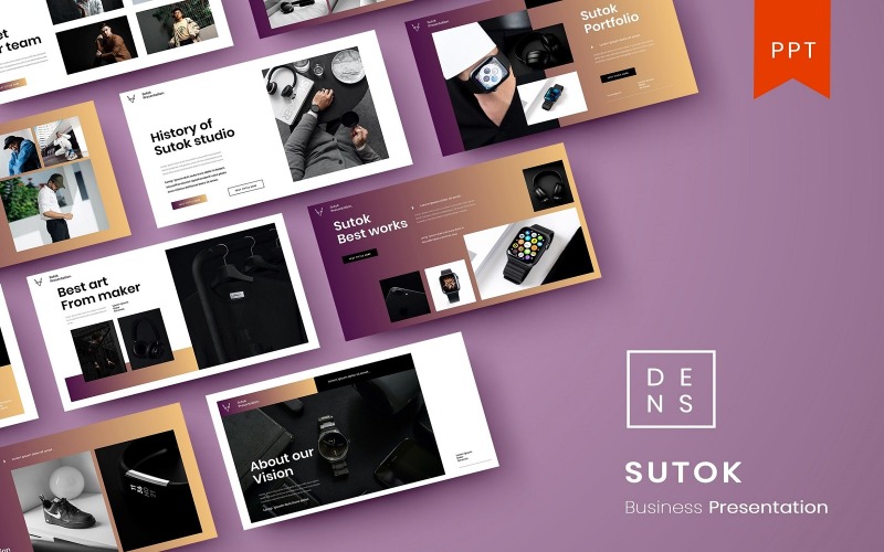 Sutok - Modello di PowerPoint aziendale