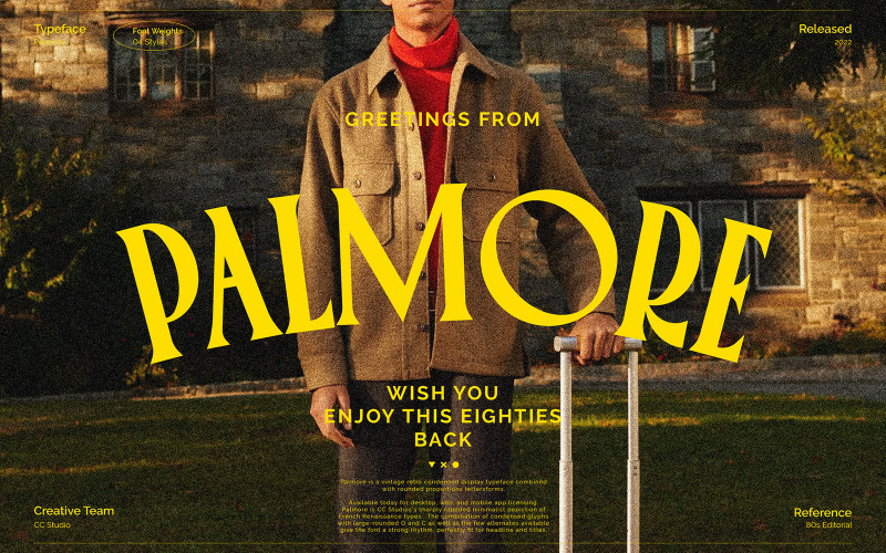 PALMORE - Vintage rundad serif