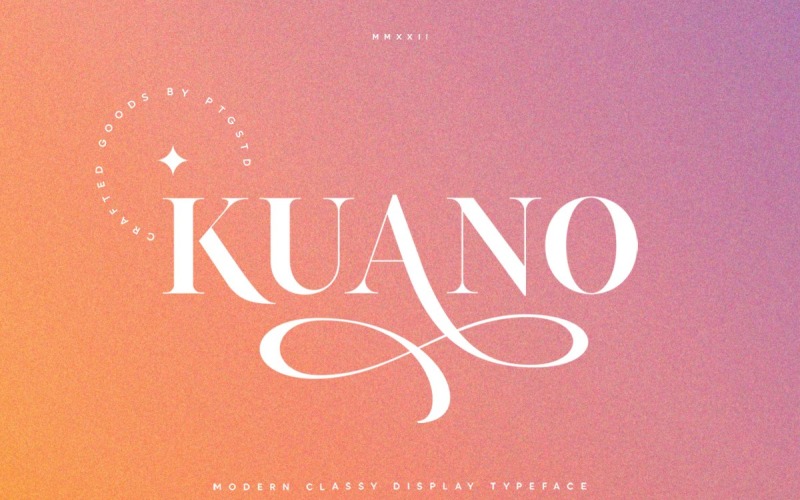 Kuano | Klasyczna czcionka szeryfowa