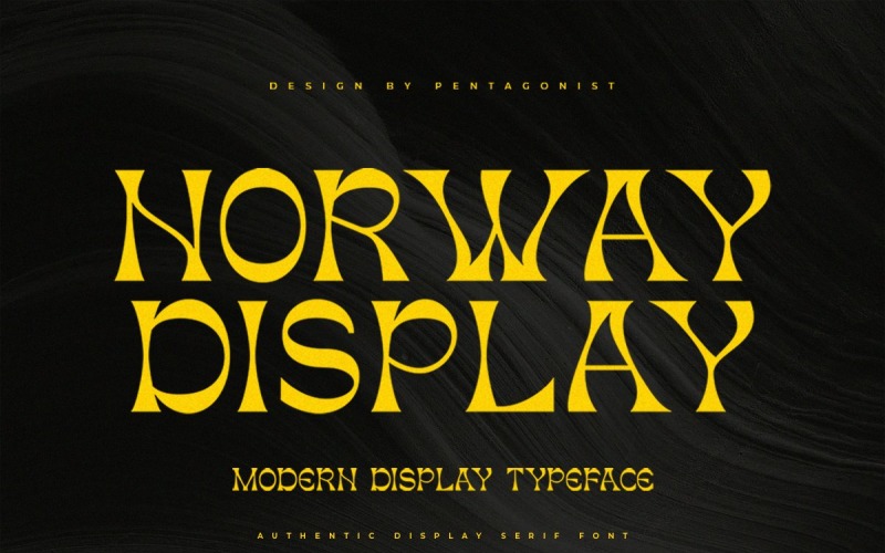 Norway | Authentic Display Typeface Font