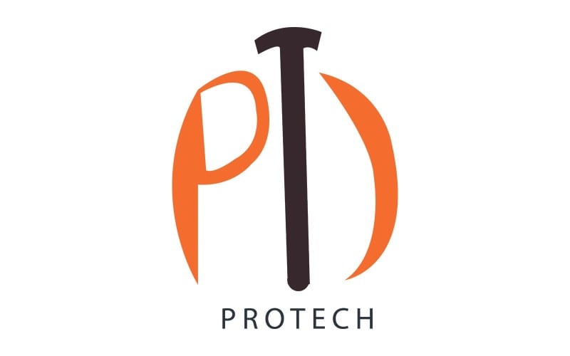 Protech obchodní Logo šablona