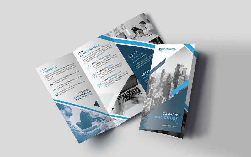 Trifold Corporate Brochure Design Template Design