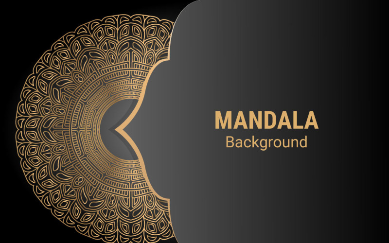 Mandala colorato, arabesco, rosetta, emblema. Simbolo indiano. Disegno isolato.
