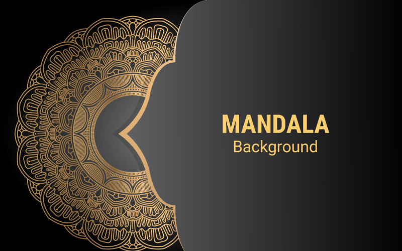 Mandala con patrón de adorno floral, diseño único de patrones de relajación de mandala.