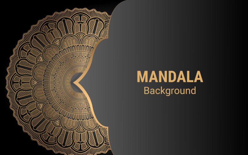 Mandala. Dekoratív kerek dísz. Elszigetelt fehér background.
