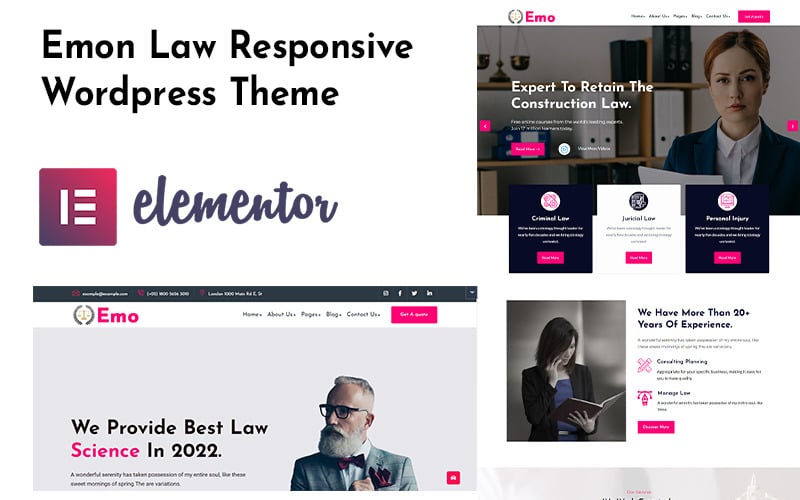 Emon - Tema WordPress per avvocati e studi legali