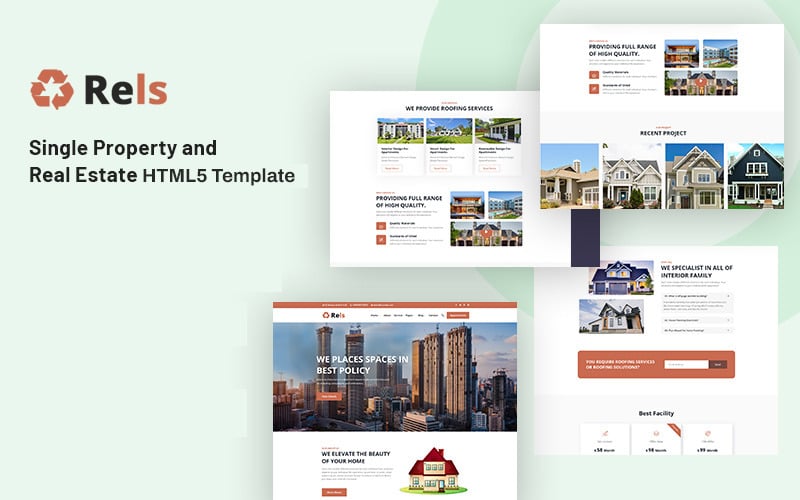 Res – 单一物业和房地产网站模板
