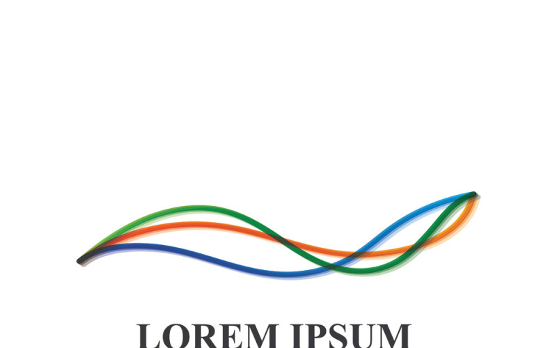 Vecteur de logo d'onde sonore de ligne d'impulsion 16