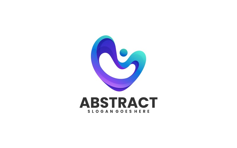 Abstract Gradient Logo Style 5 #274448 - TemplateMonster