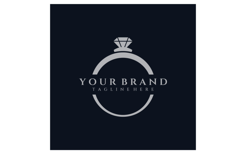 Create Your Own Free Diamond Wedding Ring Logo Design | Jewelry logo ideas,  Jewelry logo design, Fashion logo design