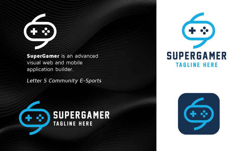 Super Gamer - Logotipo de la letra S