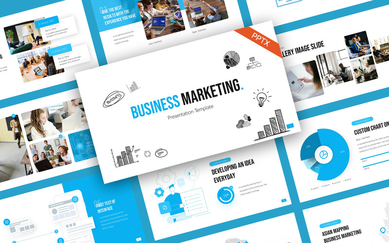 Modello PowerPoint - Bmarketing Marketing aziendale