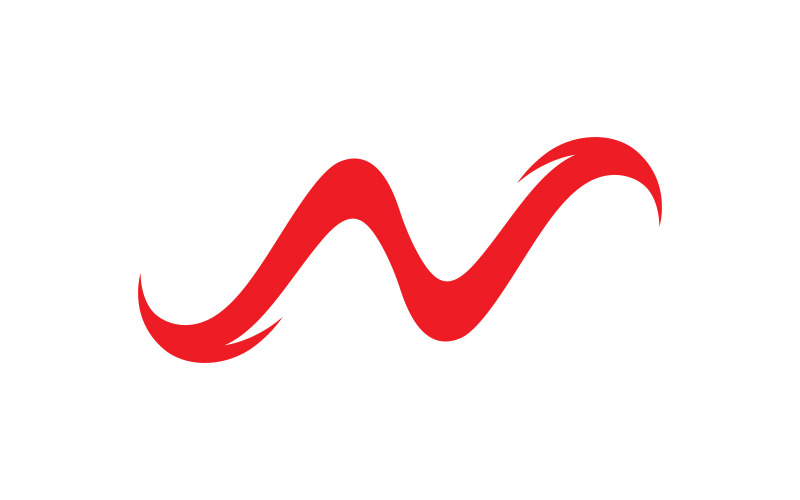 N Letter logo template. Vector illustration. V3