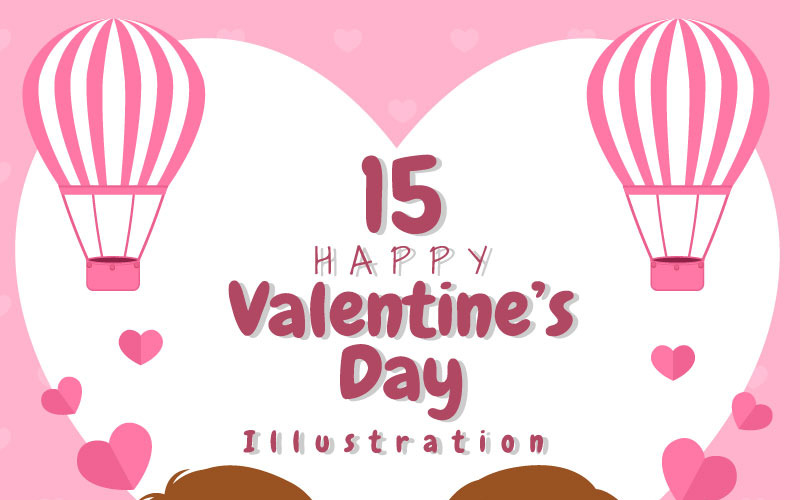 15 Buon San Valentino Illustrazione