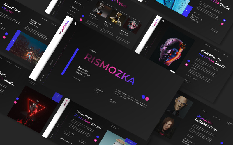 Rismozka Business Google Slides sablon