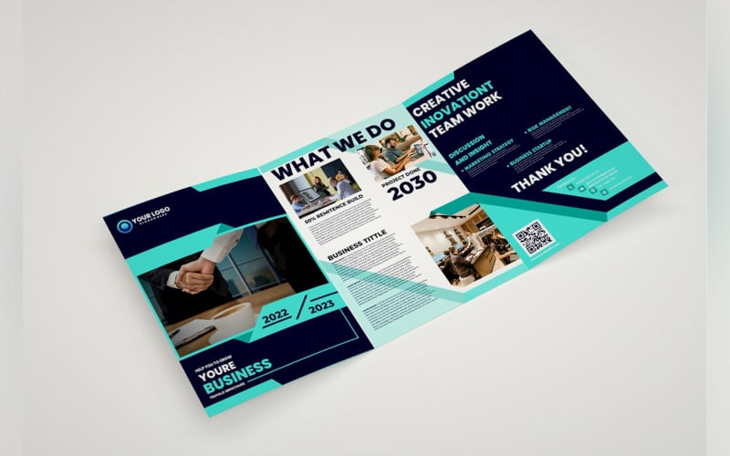 Business Trifold brosúra 1