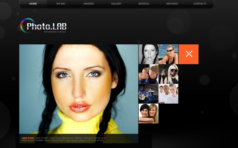 Photographer Portfolio Flash Template
