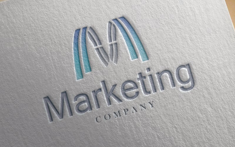 Logo de l'entreprise de marketing professionnel.