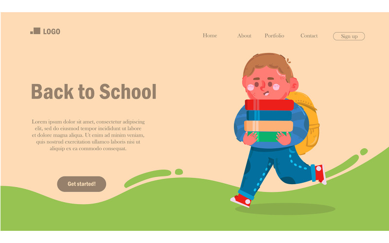 Voltar para a página de destino da escola