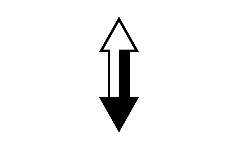 Pijl Logo sjabloon Vector V2