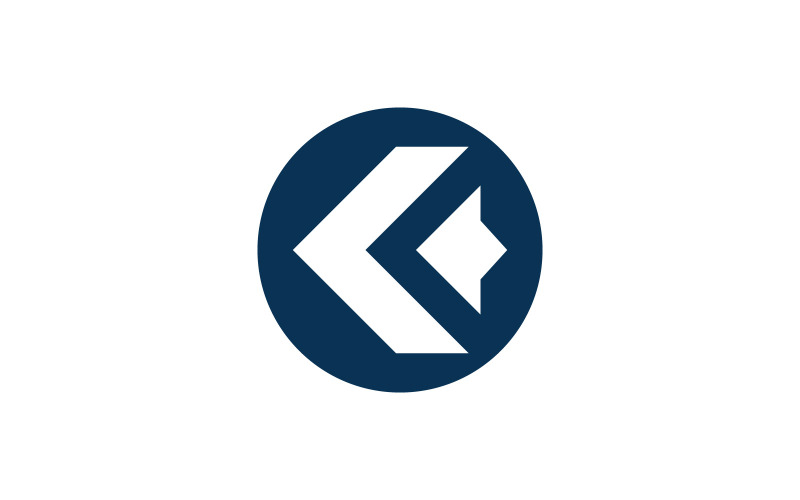 Шаблон логотипа Arrow Vector V9