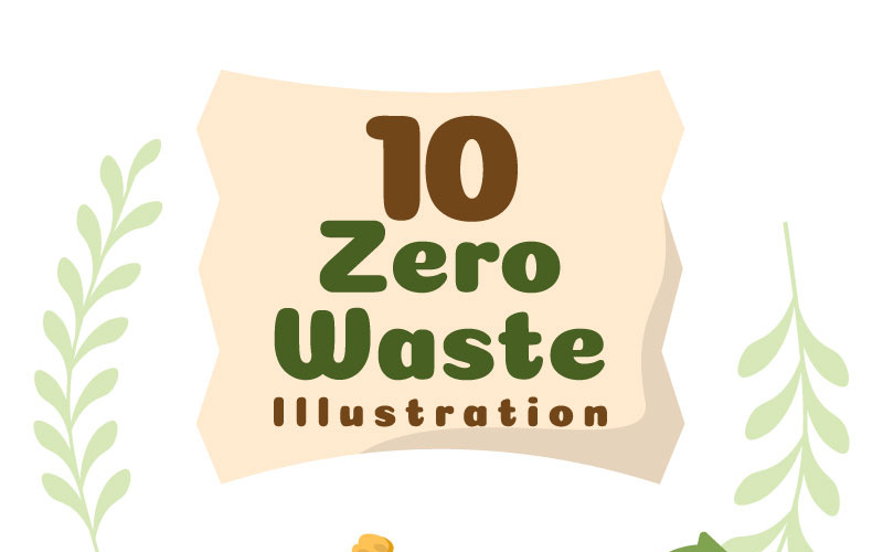 10 Ilustração de Desperdício Zero