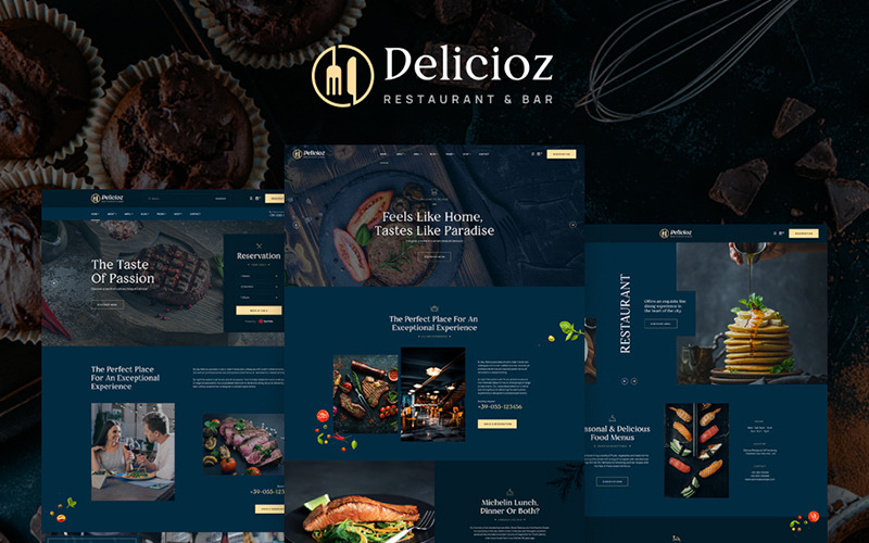 TM Delicioz - Yemek Restoranı Prestashop Teması