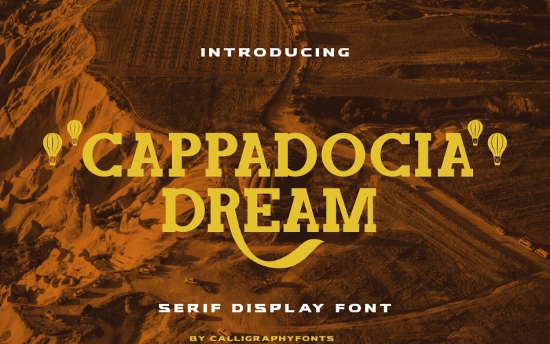 Cappadocia Dream Serif-weergavelettertype
