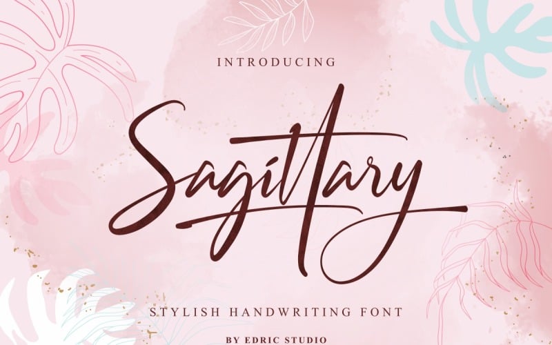 Fonte Script de Assinatura Sagitário