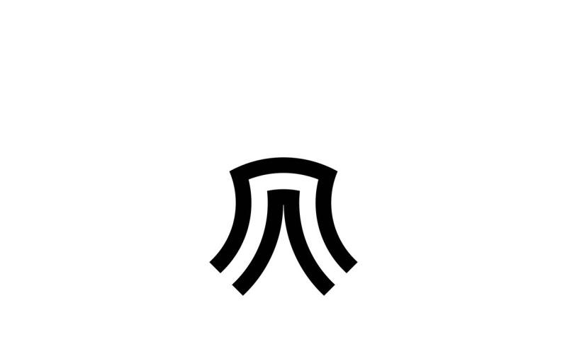 A Letter Logo Design Vector
