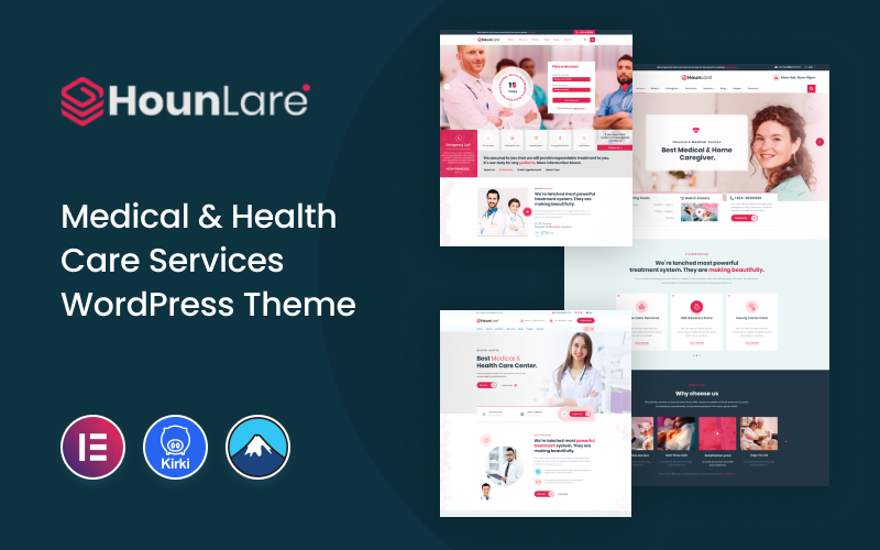 Téma WordPress Hounlare – Lékařské a zdravotní služby